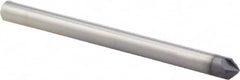 Iscar - 3/64" Diam 4 Flute Single End Solid Carbide Chamfer Mill - Americas Industrial Supply