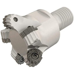 Iscar - 32mm Cutting Diam, 1.26" Max Depth of Cut, Modular Connection Indexable Copy End Mill - 3 Inserts, RCMT/RCCT-MO, RCMT/RCMW/RCCW-FW, RCMW/RCCW-MO Insert, ERW-M Toolholder, Through Coolant - Americas Industrial Supply