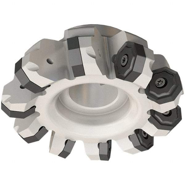 Iscar - 172mm Cut Diam, 40mm Arbor Hole, 5.5mm Max Depth of Cut, 45° Indexable Chamfer & Angle Face Mill - 10 Inserts, ONH.. Insert, Right Hand Cut, 10 Flutes, Series 16Mill - Americas Industrial Supply