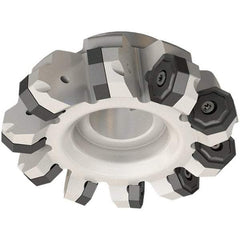 Iscar - 75mm Cut Diam, 22mm Arbor Hole, 5.5mm Max Depth of Cut, 45° Indexable Chamfer & Angle Face Mill - 5 Inserts, ONH.. Insert, Right Hand Cut, 5 Flutes, Series 16Mill - Americas Industrial Supply