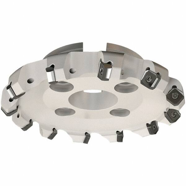 Iscar - 174.8mm Cut Diam, 40mm Arbor Hole, 7.15mm Max Depth of Cut, 45° Indexable Chamfer & Angle Face Mill - 10 Inserts, S845 SX.U 16.. Insert, Right Hand Cut, 10 Flutes, Series Helido - Americas Industrial Supply