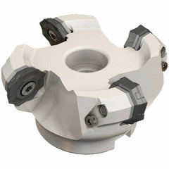 Iscar - 172.5mm Cut Diam, 40mm Arbor Hole, 4.6mm Max Depth of Cut, 42° Indexable Chamfer & Angle Face Mill - 10 Inserts, OF..\xB6RFM. 1905 Insert, Right Hand Cut, 10 Flutes, Series Heliocto - Americas Industrial Supply