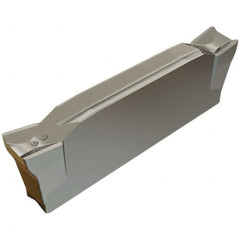 Iscar - DGR4003 C IC830 Grade, 0.1575" Cutting Width, Carbide Cutoff Insert - 4° Right Hand Lead Angle, 0.012" Cnr Rad, TiAlN Coated, Double End - Americas Industrial Supply