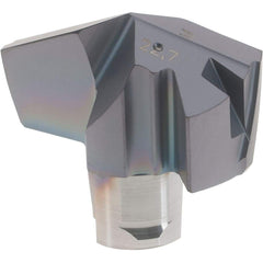 Iscar - Series ICM, 0.894" Diam Grade IC908 140° Replaceable Drill Tip - Carbide, TiAlN Finish, 22 Seat Size, Through Coolant - Americas Industrial Supply