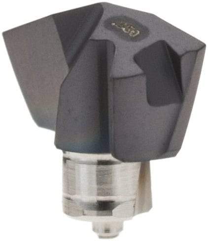 Iscar - Series ICP, 1/4" Diam Grade IC908 140° Replaceable Drill Tip - Carbide, TiAlN Finish, 6 Seat Size, Through Coolant - Americas Industrial Supply