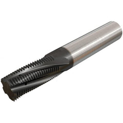 Iscar - M14x2.00 ISO, 0.3937" Cutting Diam, 3 Flute, Solid Carbide Helical Flute Thread Mill - Internal Thread, 1-1/16" LOC, 73mm OAL, 10mm Shank Diam - Americas Industrial Supply