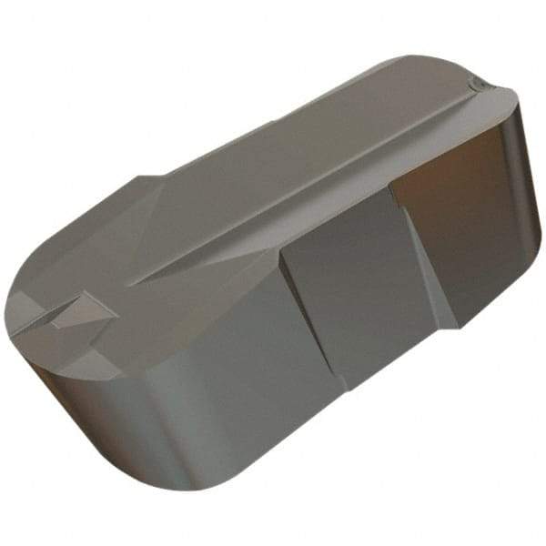 Iscar - 400200GIP E Grade IC5010, 4mm Cutting Width Carbide Grooving Insert - 2mm Max Depth of Cut, Neutral, 2mm Corner Radius, TiCN/Al2O3/TiN Finish - Americas Industrial Supply