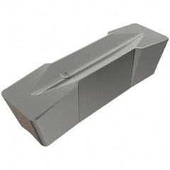 Iscar - 800K080GIA K Grade IC5010, 8mm Cutting Width Carbide Grooving Insert - 4.8mm Max Depth of Cut, Neutral, 0.8mm Corner Radius, TiCN/Al2O3/TiN Finish - Americas Industrial Supply