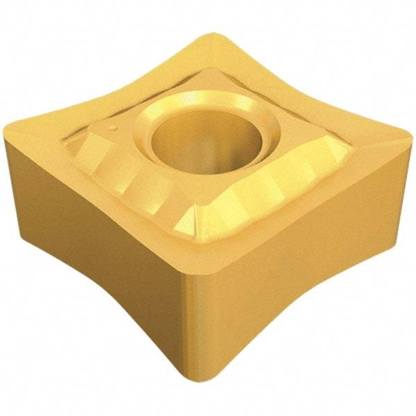 Iscar - QNMG432 PP Grade IC8250 Carbide Turning Insert - TiCN/Al2O3/TiN Finish, 80° Square, 1/2" Inscr Circle, 3/16" Thick, 1/32" Corner Radius - Americas Industrial Supply
