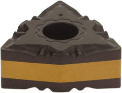 Iscar - WNMG331 F3P Grade IC8250 Carbide Turning Insert - TiCN/Al2O3/TiN Finish, 80° Trigon, 3/8" Inscr Circle, 3/16" Thick, 1/64" Corner Radius - Americas Industrial Supply