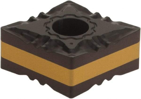 Iscar - CNMG331 F3P Grade IC8250 Carbide Turning Insert - TiCN/Al2O3/TiN Finish, 80° Diamond, 3/8" Inscr Circle, 3/16" Thick, 1/64" Corner Radius - Americas Industrial Supply