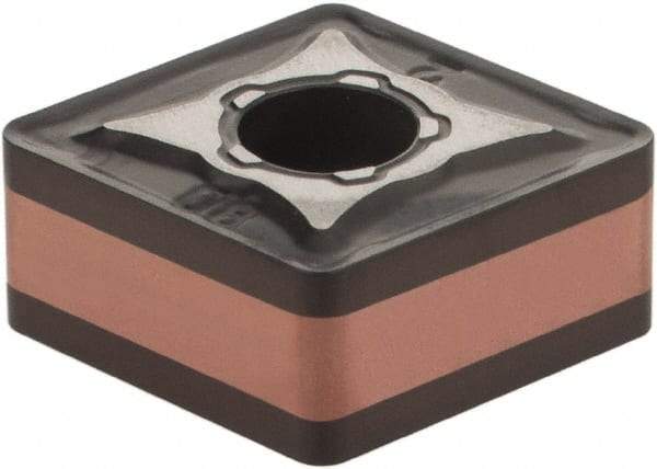 Iscar - CNMG332 M3M Grade IC6015 Carbide Turning Insert - TiCN/Al2O3/TiN Finish, 80° Diamond, 3/8" Inscr Circle, 3/16" Thick, 1/32" Corner Radius - Americas Industrial Supply