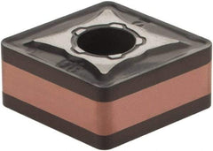 Iscar - CNMG332 M3M Grade IC6015 Carbide Turning Insert - TiCN/Al2O3/TiN Finish, 80° Diamond, 3/8" Inscr Circle, 3/16" Thick, 1/32" Corner Radius - Americas Industrial Supply
