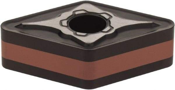Iscar - DNMG333 M3M Grade IC6015 Carbide Turning Insert - TiCN/Al2O3/TiN Finish, 55° Diamond, 3/8" Inscr Circle, 3/16" Thick, 3/64" Corner Radius - Americas Industrial Supply