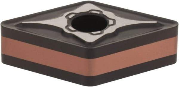 Iscar - DNMG332 M3M Grade IC6015 Carbide Turning Insert - TiCN/Al2O3/TiN Finish, 55° Diamond, 3/8" Inscr Circle, 3/16" Thick, 1/32" Corner Radius - Americas Industrial Supply