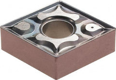 Iscar - CNMG431 TF Grade IC806 Carbide Turning Insert - TiAlN Finish, 80° Diamond, 1/2" Inscr Circle, 3/16" Thick, 1/64" Corner Radius - Americas Industrial Supply