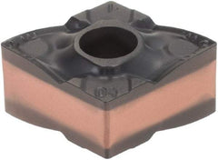 Iscar - CNMX451 M4M Grade IC6015 Carbide Turning Insert - TiCN/Al2O3/TiN Finish, 80° Diamond, 1/2" Inscr Circle, 17/64 Thick, 1/64" Corner Radius - Americas Industrial Supply