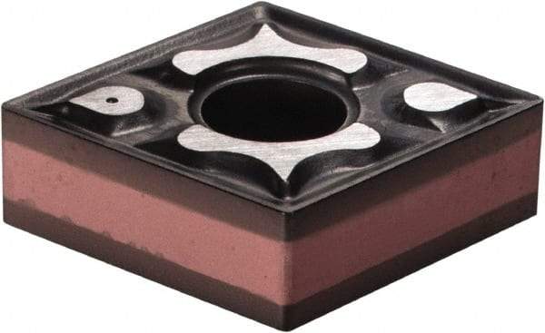 Iscar - CNMG431 TF Grade IC6015 Carbide Turning Insert - TiCN/Al2O3/TiN Finish, 80° Diamond, 1/2" Inscr Circle, 3/16" Thick, 1/64" Corner Radius - Americas Industrial Supply
