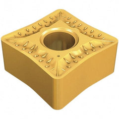 Iscar - QNMG433 GN Grade IC8250 Carbide Turning Insert - TiCN/Al2O3/TiN Finish, 80° Square, 1/2" Inscr Circle, 3/16" Thick, 3/64" Corner Radius - Americas Industrial Supply