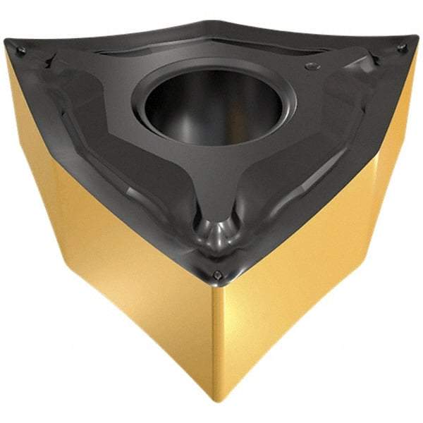 Iscar - WNMG433 NF Grade IC8150 Carbide Turning Insert - TiCN/Al2O3 Finish, 80° Trigon, 1/2" Inscr Circle, 3/16" Thick, 3/64" Corner Radius - Americas Industrial Supply