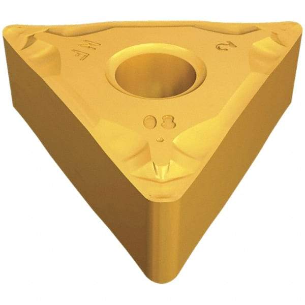 Iscar - TNMG332 NF Grade IC8150 Carbide Turning Insert - TiCN/Al2O3 Finish, 60° Triangle, 3/8" Inscr Circle, 3/16" Thick, 1/32" Corner Radius - Americas Industrial Supply