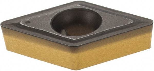 Iscar - DCMT3-2 14 Grade IC8150 Carbide Turning Insert - TiCN/Al2O3 Finish, 55° Diamond, 3/8" Inscr Circle, 5/32" Thick, 1/32" Corner Radius - Americas Industrial Supply
