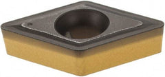 Iscar - DCMT3-2 14 Grade IC8150 Carbide Turning Insert - TiCN/Al2O3 Finish, 55° Diamond, 3/8" Inscr Circle, 5/32" Thick, 1/32" Corner Radius - Americas Industrial Supply
