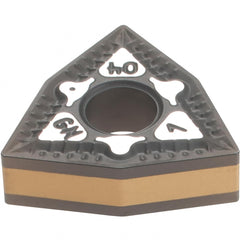 Iscar - WNMG431 GN Grade IC8150 Carbide Turning Insert - TiCN/Al2O3 Finish, 80° Trigon, 1/2" Inscr Circle, 3/16" Thick, 1/64" Corner Radius - Americas Industrial Supply