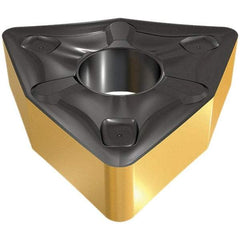Iscar - WNMG644 TNM Grade IC8250 Carbide Turning Insert - TiCN/Al2O3/TiN Finish, 80° Trigon, 3/4" Inscr Circle, 1/4" Thick, 1/16" Corner Radius - Americas Industrial Supply