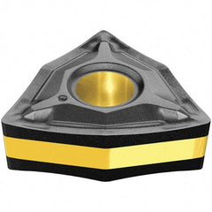 Iscar - WNMG3-1 WG Grade IC8150 Carbide Turning Insert - TiCN/Al2O3 Finish, 80° Trigon, 3/8" Inscr Circle, 5/32" Thick, 1/64" Corner Radius - Americas Industrial Supply