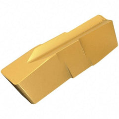 Iscar - 400K040GIA K Grade IC5010, 4mm Cutting Width Carbide Grooving Insert - 2.4mm Max Depth of Cut, Neutral, 0.4mm Corner Radius, TiCN/Al2O3/TiN Finish - Americas Industrial Supply
