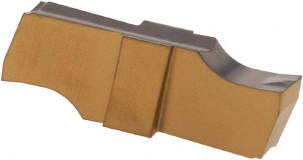 Iscar - 239015GIPI Grade IC830, 2.39mm Cutting Width Carbide Grooving Insert - 6.4mm Max Depth of Cut, Neutral, 0.15mm Corner Radius, TiAlN Finish - Americas Industrial Supply