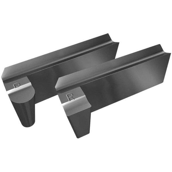 Iscar - 12853T5LPGIL P Grade IC907, 3mm Cutting Width Carbide Grooving Insert - 5mm Max Depth of Cut, Left Hand, 0.3mm Corner Radius, TiAlN Finish - Americas Industrial Supply