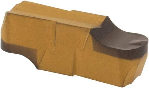 Iscar - 396198GIPI Grade IC8250, 3.96mm Cutting Width Carbide Grooving Insert - Neutral, 1.98mm Corner Radius, TiCN/Al2O3/TiN Finish - Americas Industrial Supply
