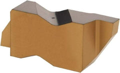 Iscar - 3088ING Grade IC808, 0.088" Cutting Width Carbide Grooving Insert - 3/32" Max Depth of Cut, Right Hand, 0.008" Corner Radius, TiAlN Finish - Americas Industrial Supply