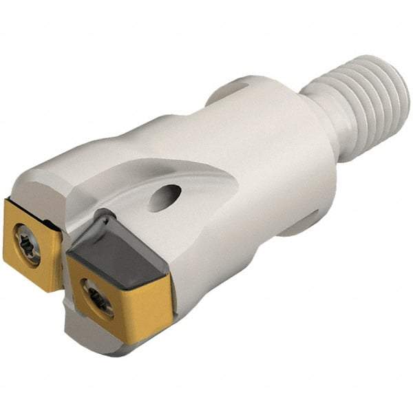 Iscar - 35mm Cut Diam, 3mm Max Depth of Cut, Indexable Plunge End Mill - M16 Modular Connection, HTP LNHT 1006 Insert Style, HTP-M-LN10 Toolholder Style, Through Coolant, Series FlexFit, TangPlunge - Americas Industrial Supply