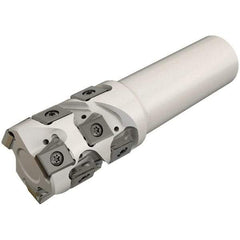 Iscar - 50mm Cut Diam, 47mm Max Depth of Cut, 40mm Shank Diam, 135mm OAL, Indexable Square Shoulder End Mill - T490 LN.T 1306 Inserts, Weldon Shank, 90° Lead Angle, Through Coolant, Series Helitang - Americas Industrial Supply