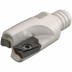 Iscar - 16mm Cut Diam, 10mm Max Depth of Cut, 23mm OAL, Indexable Square Shoulder End Mill - HM90 AP.. 1003.. Inserts, T10 Modular Connection, 90° Lead Angle, Series Heli2000, Multimaster - Americas Industrial Supply