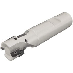 Iscar - 1-1/4" Cut Diam, 1.4" Max Depth of Cut, 1-1/4" Shank Diam, 4.3" OAL, Indexable Square Shoulder End Mill - HP ANK-07.. Inserts, Weldon Shank, 90° Lead Angle, Series Heliplus - Americas Industrial Supply