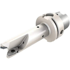 Iscar - 32mm Cut Diam, 15.8mm Max Depth of Cut, Indexable Square Shoulder End Mill - HM90 APCR 1605.. Inserts, HSK63A Taper Shank, 90° Lead Angle, Through Coolant, Series Helialu - Americas Industrial Supply