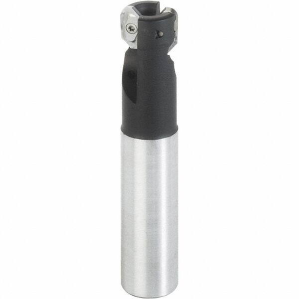 Iscar - 32mm Cut Diam, 13.5mm Max Depth of Cut, 32mm Shank Diam, 150mm OAL, Indexable Square Shoulder End Mill - HM90 AXCR 1505.. Inserts, Cylindrical Shank, 90° Lead Angle, Through Coolant, Series Helialu - Americas Industrial Supply