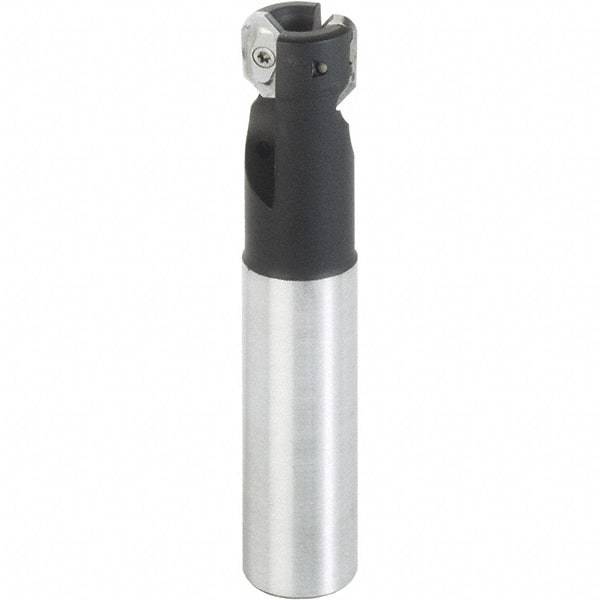 Iscar - 21mm Cut Diam, 10mm Max Depth of Cut, 20mm Shank Diam, 115mm OAL, Indexable Square Shoulder End Mill - HM90 AP.. 1003.. Inserts, Cylindrical Shank, 90° Lead Angle, Series Heli2000 - Americas Industrial Supply