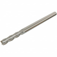 Iscar - 8mm, 20mm LOC, 8mm Shank Diam, 63mm OAL, 4 Flute, Solid Carbide Square End Mill - Single End, TiAlN Finish, Spiral Flute, 30° Helix, Centercutting, Right Hand Cut, Right Hand Flute - Americas Industrial Supply