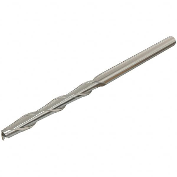 Iscar - 16mm, 65mm LOC, 16mm Shank Diam, 150mm OAL, 2 Flute, Solid Carbide Square End Mill - Single End, Uncoated, Spiral Flute, 30° Helix, Centercutting, Right Hand Cut, Right Hand Flute - Americas Industrial Supply