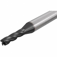 Iscar - 19mm, 32mm LOC, 20mm Shank Diam, 100mm OAL, 4 Flute, Solid Carbide Square End Mill - Single End, TiAlN Finish, Spiral Flute, 30° Helix, Right Hand Cut, Right Hand Flute - Americas Industrial Supply