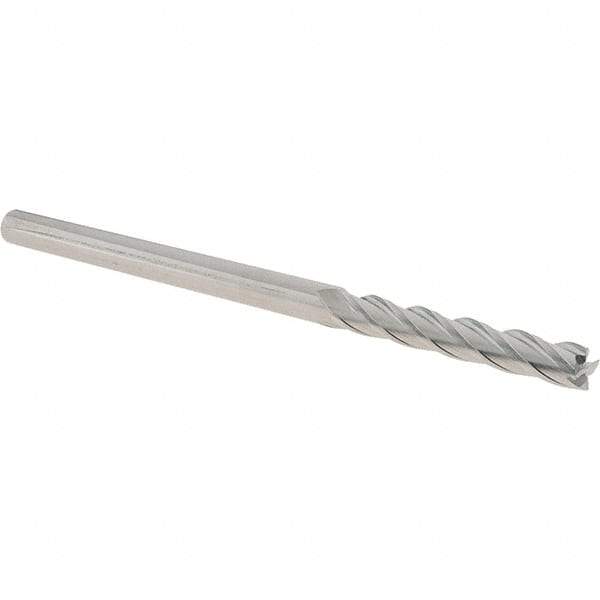 Iscar - 8mm, 50mm LOC, 8mm Shank Diam, 150mm OAL, 4 Flute, Solid Carbide Square End Mill - Single End, Uncoated, Spiral Flute, 30° Helix, Centercutting, Right Hand Cut, Right Hand Flute - Americas Industrial Supply