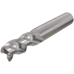 Iscar - 20mm, 38mm LOC, 20mm Shank Diam, 104mm OAL, 3 Flute, Solid Carbide Square End Mill - Single End, Uncoated, Spiral Flute, 45° Helix, Right Hand Cut, Right Hand Flute - Americas Industrial Supply