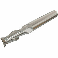 Iscar - 20mm, 38mm LOC, 20mm Shank Diam, 104mm OAL, 2 Flute, Solid Carbide Square End Mill - Single End, Uncoated, Spiral Flute, 45° Helix, Right Hand Cut, Right Hand Flute - Americas Industrial Supply
