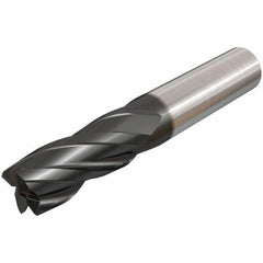 Iscar - 20mm, 38mm LOC, 20mm Shank Diam, 104mm OAL, 4 Flute, Solid Carbide Square End Mill - Single End, TiAlN Finish, Spiral Flute, 30° Helix, Right Hand Cut, Right Hand Flute - Americas Industrial Supply