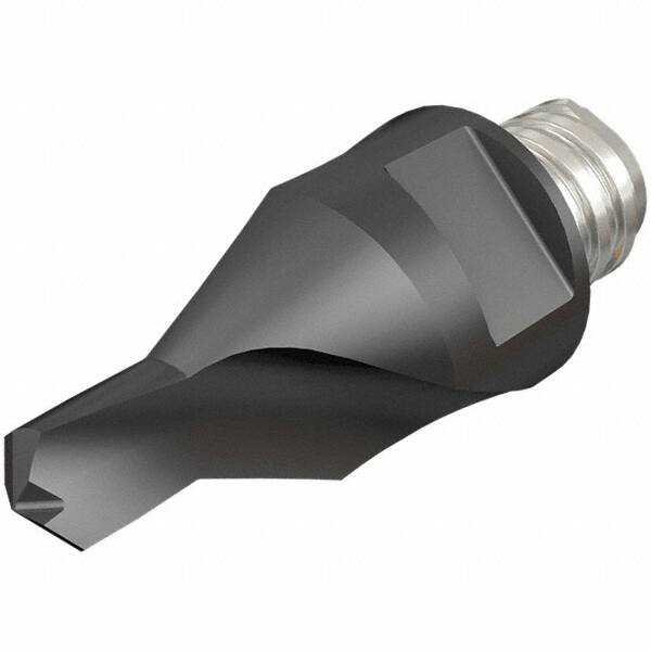 Iscar - MM ECS Grade IC908 Carbide Center Drill Milling Tip Insert - TiAlN Finish, 1 Flute, 0.224" Cutting Diam, 0.3" Depth of Cut - Americas Industrial Supply